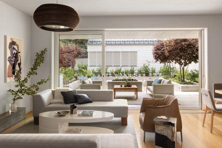 Living room designed by Rowland+Broughton.