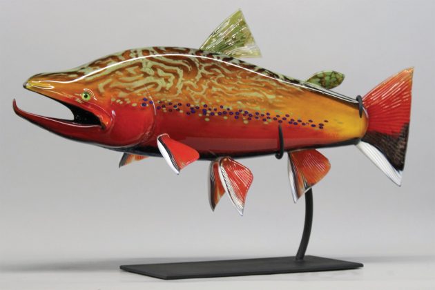 Martin Gerdin's glassblown fish.