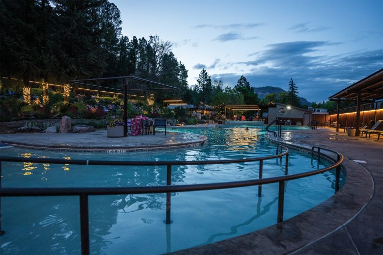 Outdoor pool at Durango Hot Springs Resort + Spa