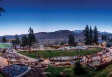Find Serenity at Durango Hot Springs Resort + Spa Panoramic view of Durango Hot Springs Resort + Spa.