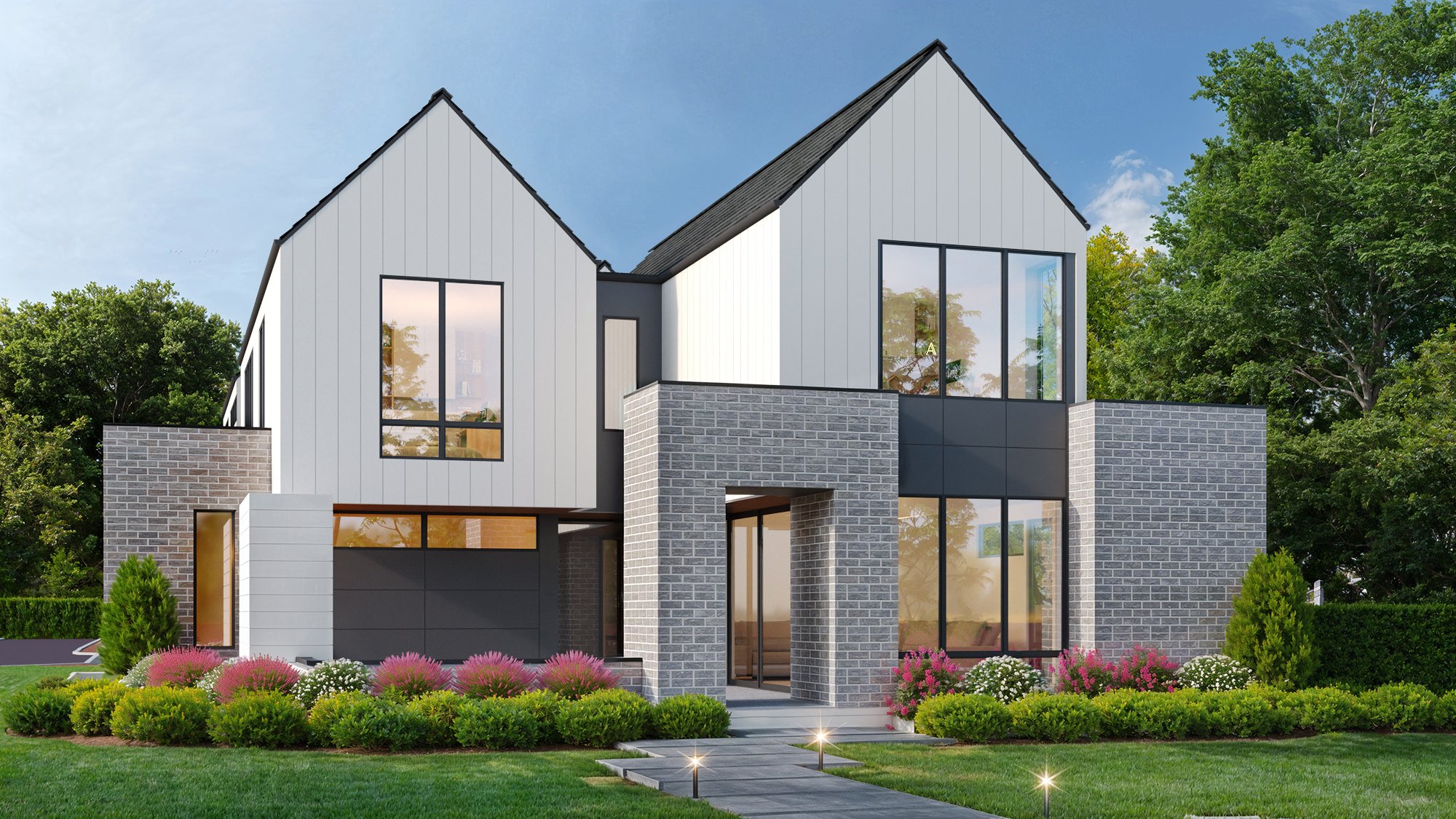 Showhouse-2655 E Cedar Avenue Exterior 2025 Designer Showhouse Rendering