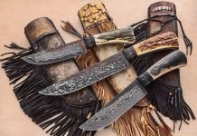 Levi Graham's knives and sheaths