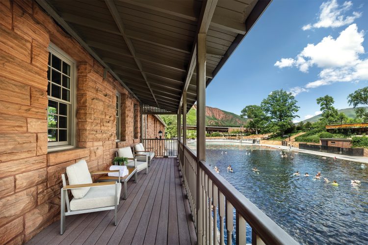 The pool at Hotel 1888. 