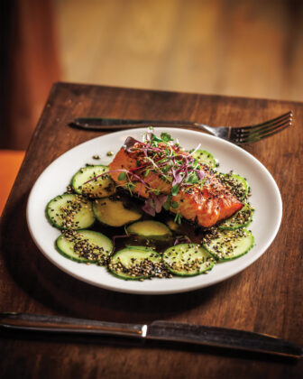 The miso salmon at Carne