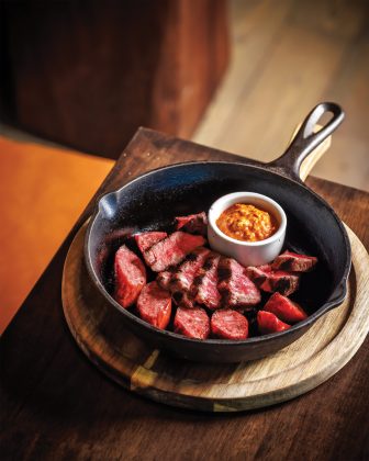 Argentinian bife de chorizo at Carne