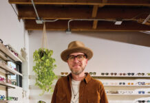 Dr. Eric Toppen at Queen City Optical.