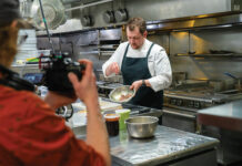 Chef cooking at Chef n It