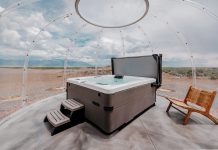 Hot tub at the resort