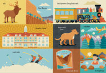 100 First Words for Little Coloradans illustrations.