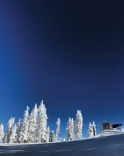 Ski lift at Monarch Mountain.