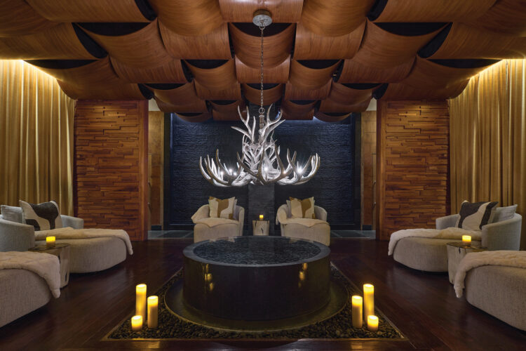 Spa lobby at the Viceroy Snowmass.