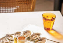 Oysters at Traveling Mercies.