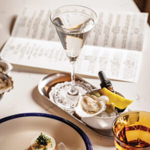 The Vesper cocktail at Traveling Mercies.