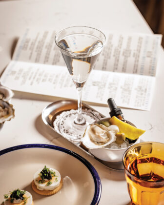 The Vesper cocktail at Traveling Mercies.