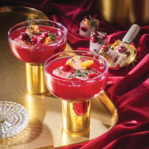 The Cranberry Fizz Mocktail.