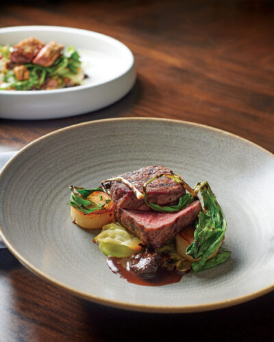 Plated dish at Rootstalk.