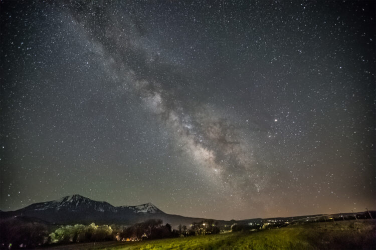 Stars at night in Paonia.