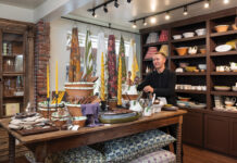 Inside Taylor'd Home's storefront.