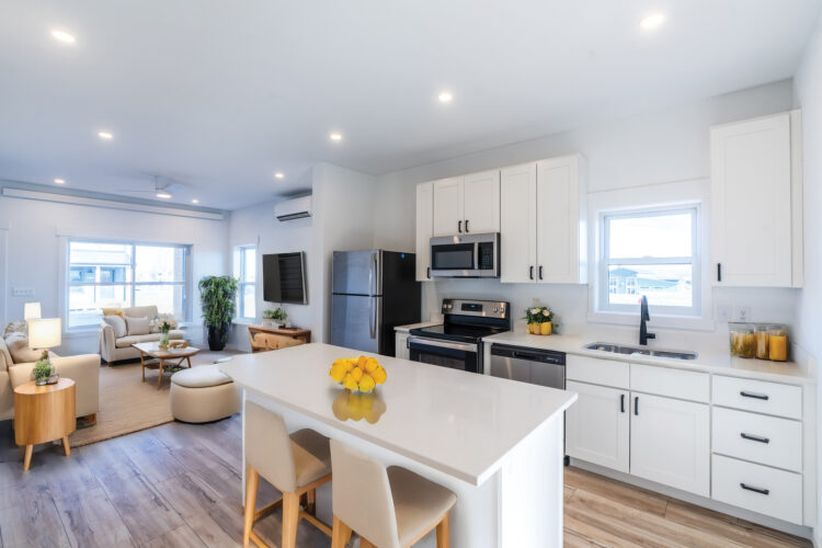 Interior of home by Rural Homes Colorado.