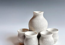 Ceramic cups by Shawn Inslee.