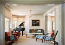 Sitting room designed my Emily Tucker.