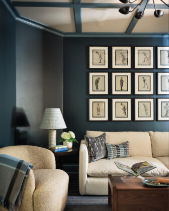 Living space designed by Emily Tucker.