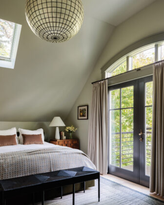 Bedroom designed by Emily Tucker.