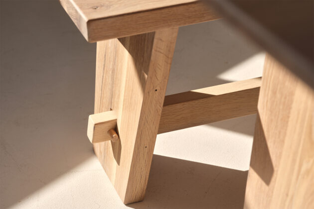 Close up of table by Ethos.