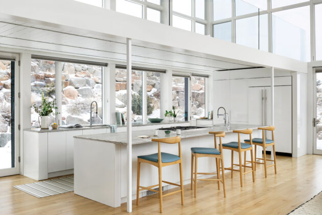 Kitchen of Boulder home by Joe McGuire Design.