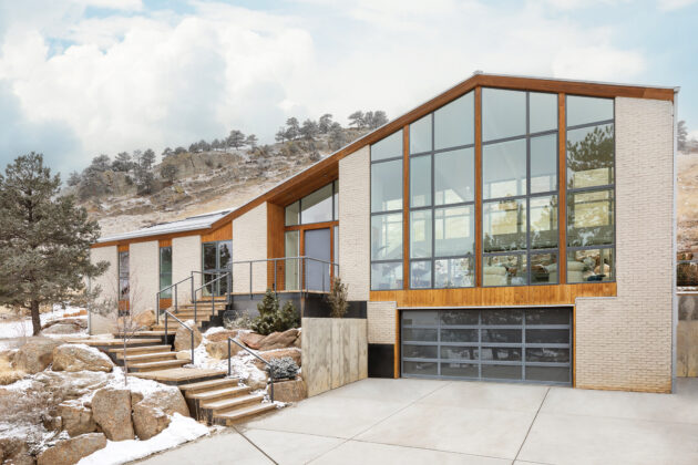 Exterior of Boulder home by Joe McGuire Design.