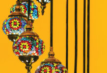 Creative Denver Classes That Turn Handiwork Into Home Decor Mosaic lamps from crafting workshop