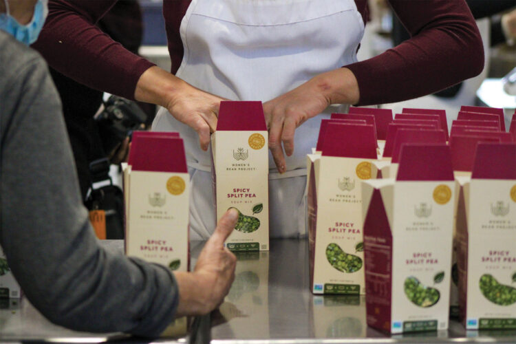 Woman's Bean Project products. 