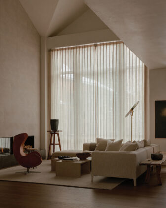 Living room of the Beaver Creek home by Emerson Bailey.