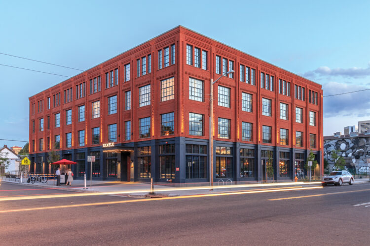 Exterior of the Ramble Hotel.