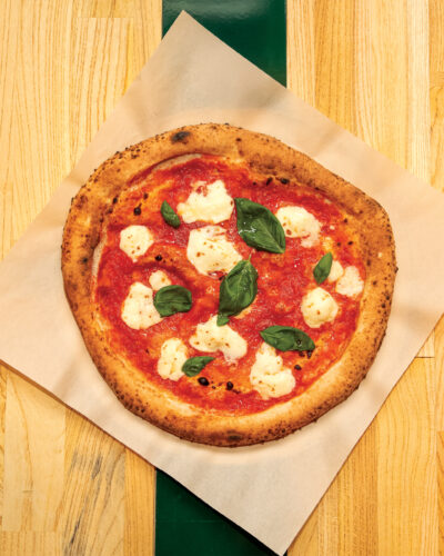 A pizza from MoodSwing.