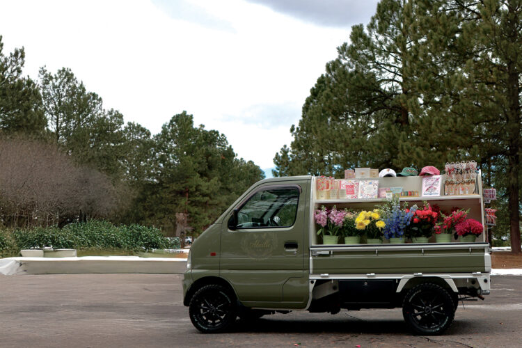 The Abeille Truck on the move.