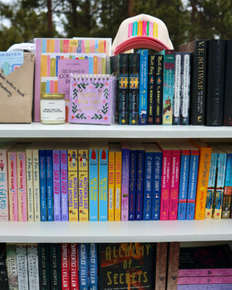 Books displayed on the Abeille Truck.