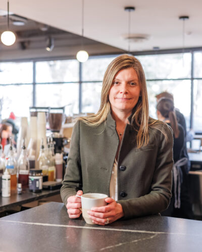 Lindsey Sozio, owner of Lavender Coffee Boutique