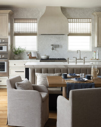 Kitchen table and chairs by Dennison Interior Design.