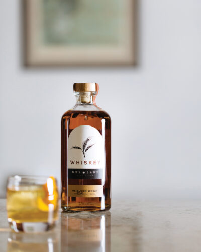 A bottle and drink from Dry Land Distillers.