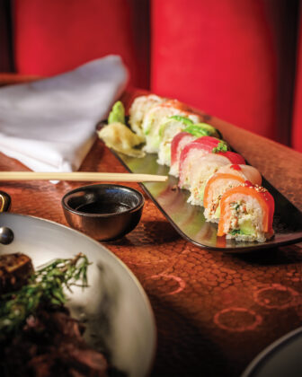 Sushi dish from The Brinkerhoff.