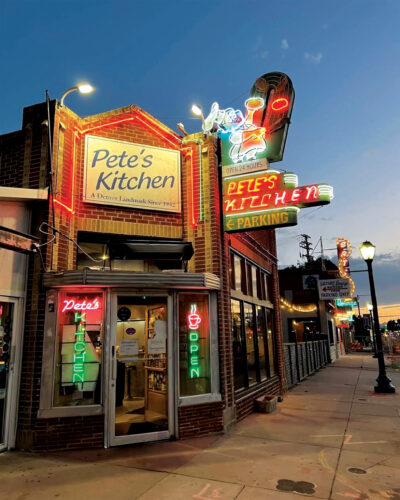 Exterior of Pete's Kitchen.