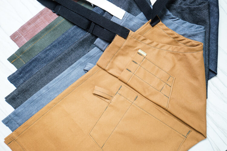 Aprons from Valentich Goods.