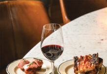 Chef Johnny Curiel’s Vision for Mar Bella Boqueria The pan con tomate, freshly carved Iberico jamón, and croquetas de jaiba from Mar Bella Boqueria.