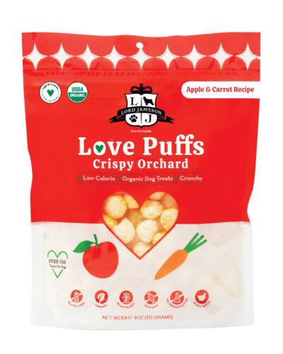 Crispy Orchard Organic Dog Treats from Lord Jameson.
