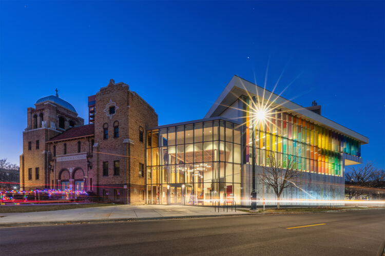 Exterior of Cleo Parker Robinson Dance building.