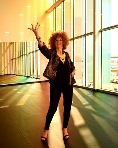 Cleo Parker Robinson poses in dance studio.