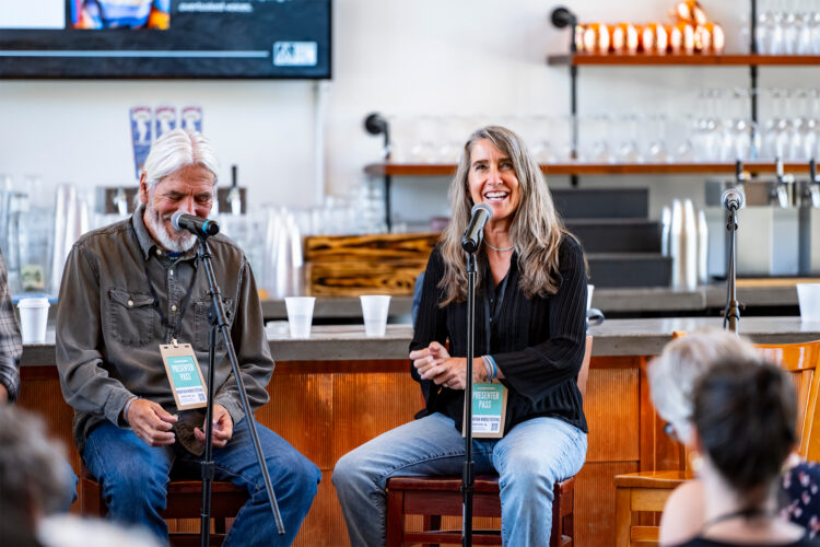 Speakers present at Mountain Words Festival.