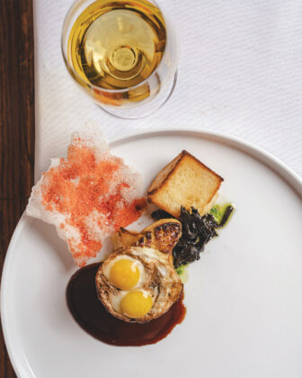 In Soup&ccedil;on&rsquo;s intimate dining room, expect caviar bites, home-grown meats, and cocktails that elevate and celebrate the classics.