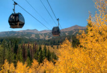 Gondola's in the summertime.